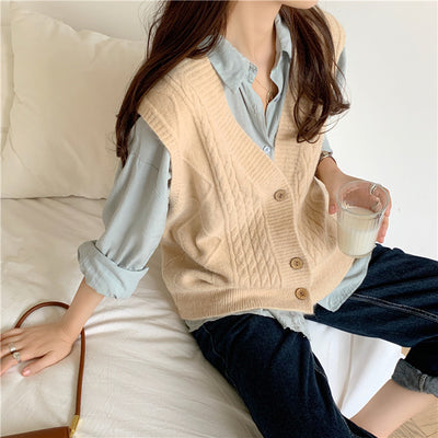 Les pulls pour femmes portent des vêtements amples de style coréen