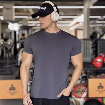 T-shirt de sport à manches courtes pour homme