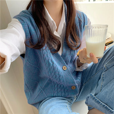 Les pulls pour femmes portent des vêtements amples de style coréen